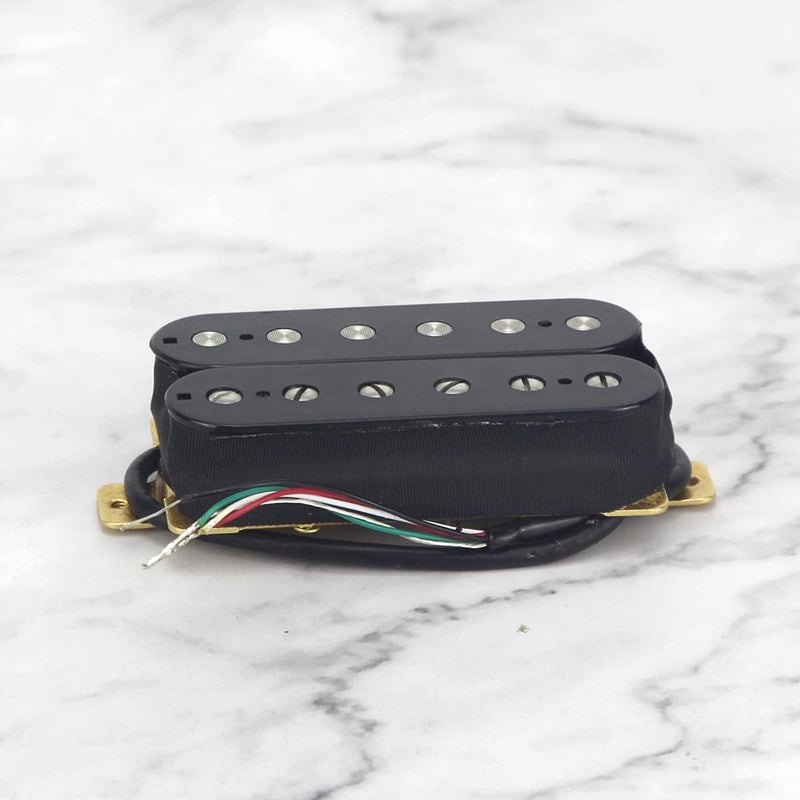 FLEOR Electric Guitar Humbucker Pickups Ceramic Double Coil Guitar Bridge Pickup & Neck Pickups Set-Black - Image 4